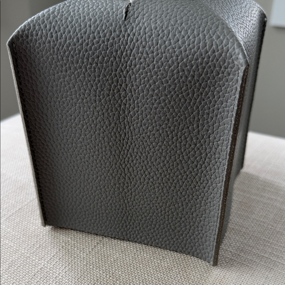 Leather Tissue Box Cover - Picture 4 of 7
